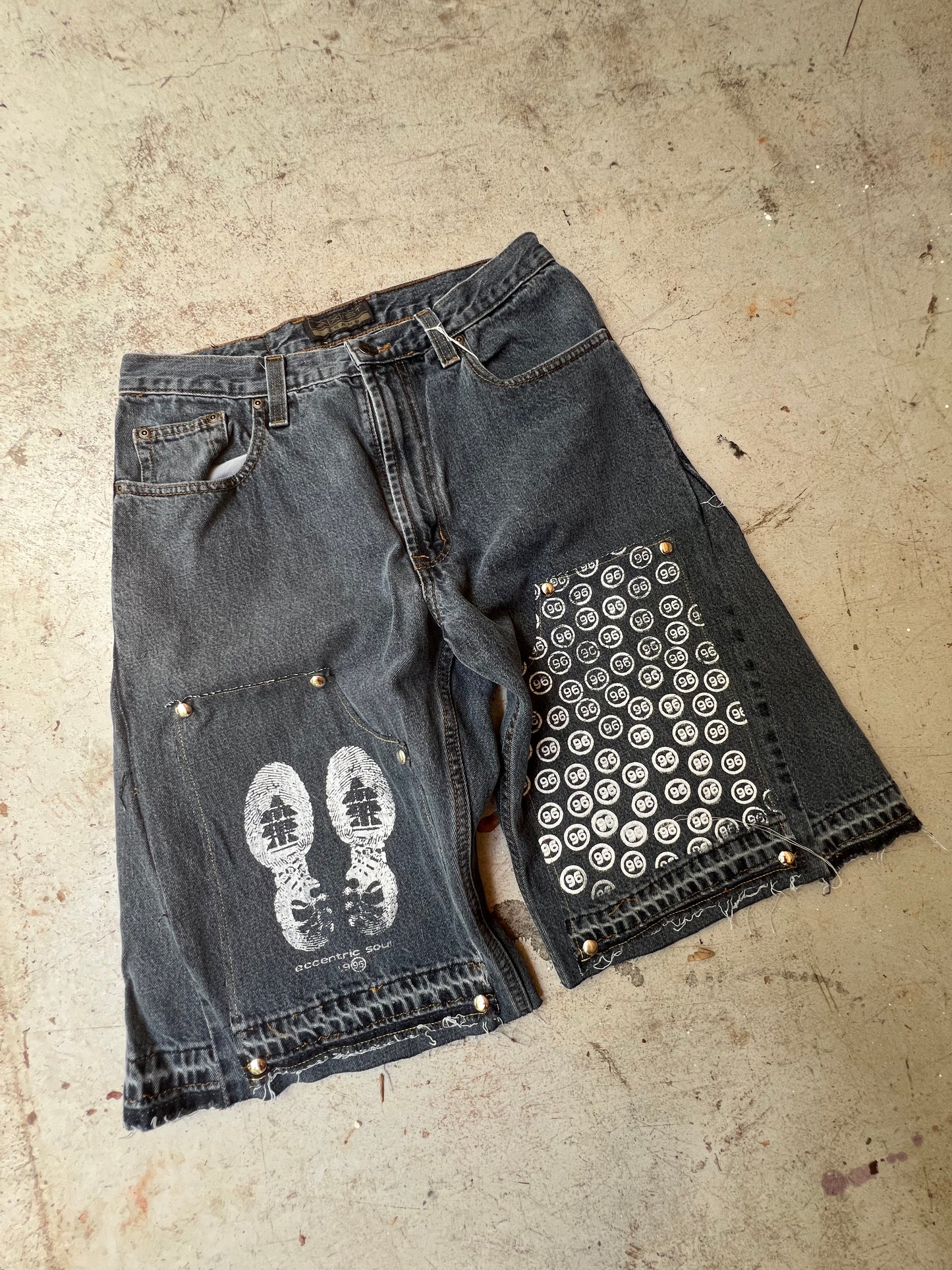 "96" Carpenter Jort Medium Blue Wash