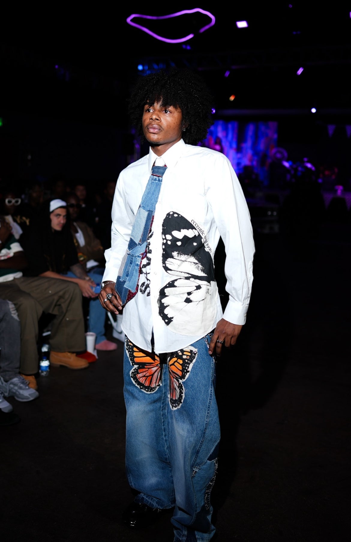 "Bloom" Denim 1 of 1 Mid Blue Wash