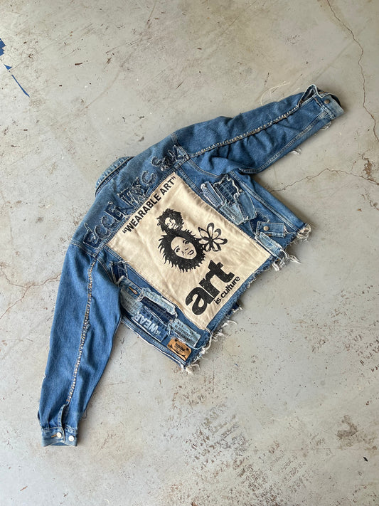 Custom Patchwork Denim Jacket