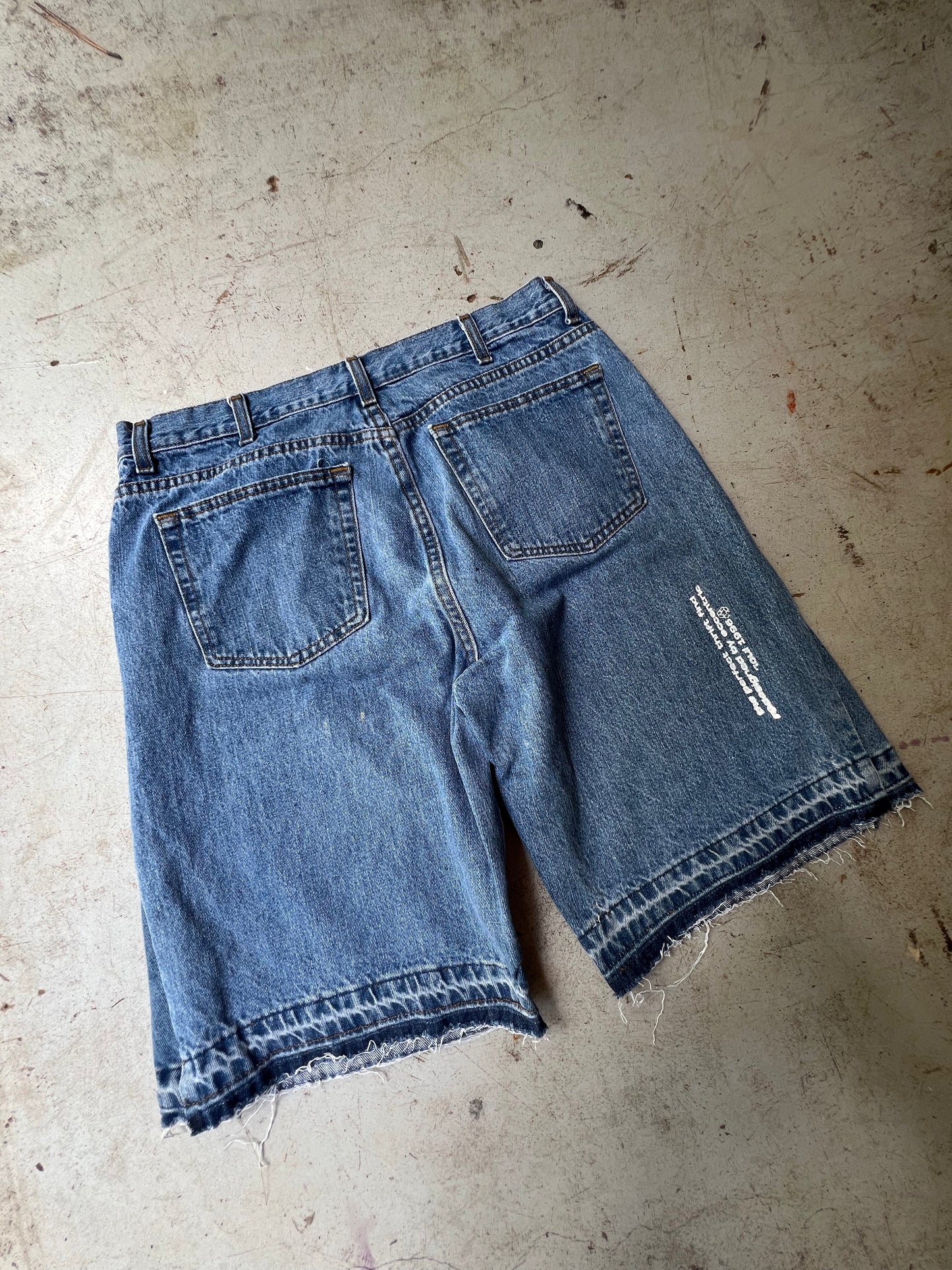 "96" Carpenter Jort Medium Wash
