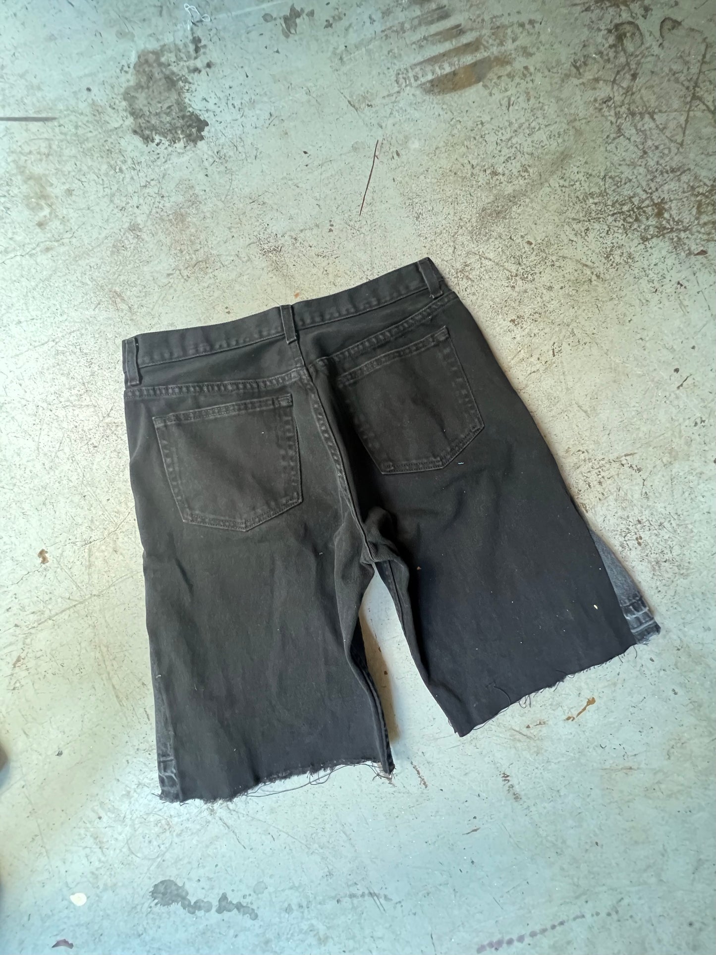 "96" Carpenter Jort Dark Black Wash