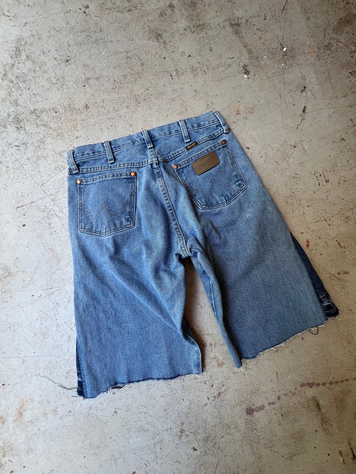 "96" Carpenter Jort Light Wash