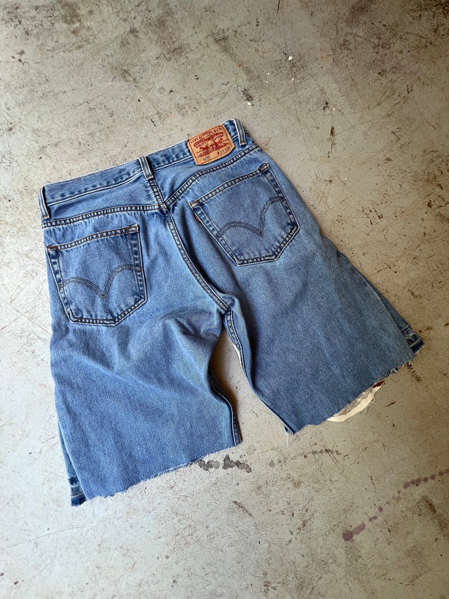 "Butterfly" Medium Wash Jorts