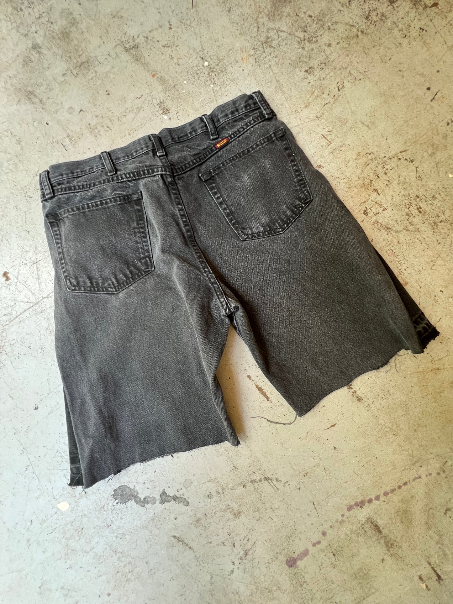 "96" Carpenter Jort Medium Black Wash