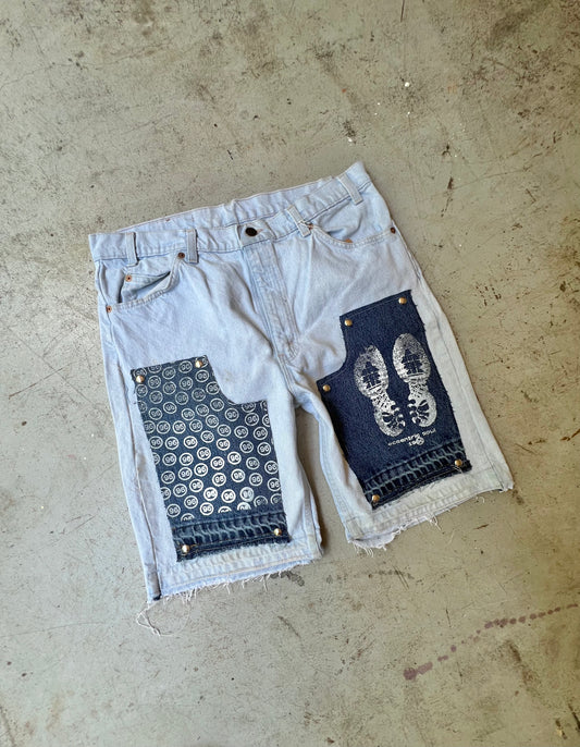 "96" Carpenter Jort Light Wash