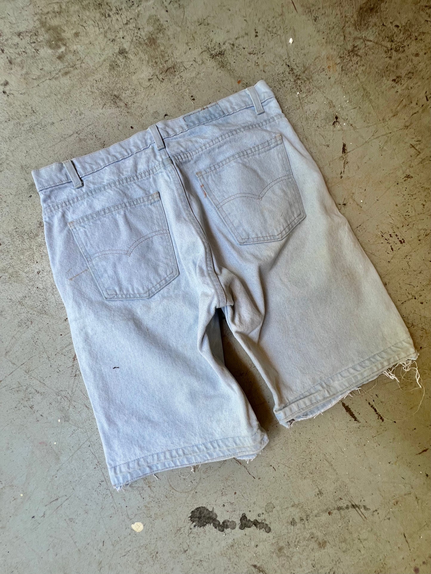 "96" Carpenter Jort Light Wash