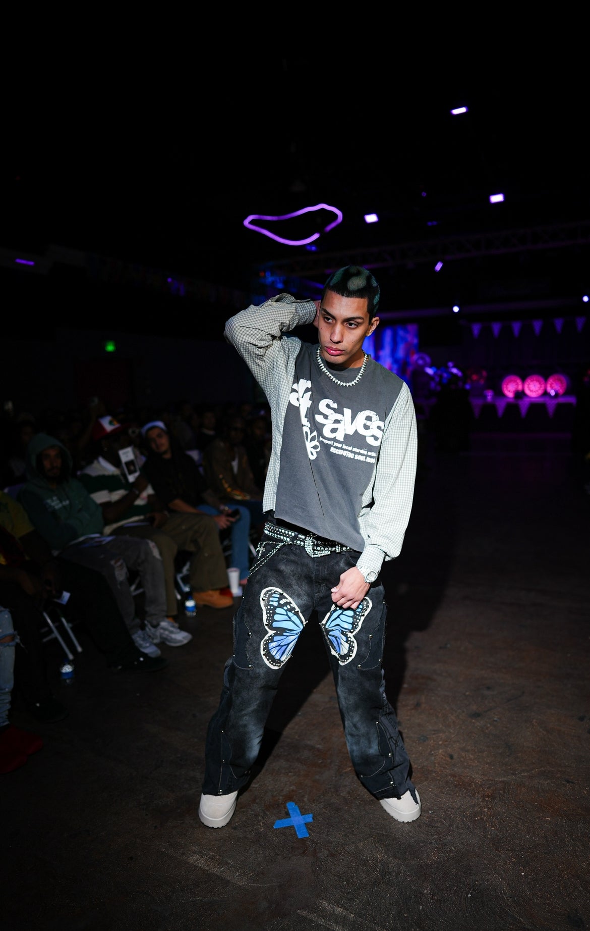 "Bloom" Denim 1 of 1 Mid Black Wash